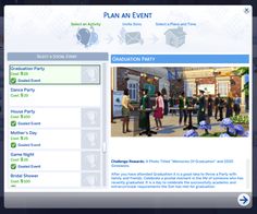 an image of a group of people standing in front of a screen with the words plan an event on it