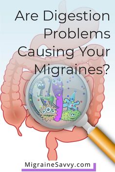 Digestion plays such an important role for our body’s well being @migrainesavvy #migraines #migrainerelief #headaches Diet For Migraine Sufferers, Natural Migraine Relief, Brain Connections, Gut Brain, Digestion Problems