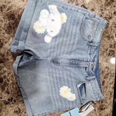 " Are U Ready To Visit Cafe Cinnamon?" With These Her Universe Size 13 Cinamoroll Mom Shorts Item Comes From A Smoke-Free Home. Universe Size, Star Wars Han Solo, Her Universe, Corduroy Shorts, Ariel The Little Mermaid, Cuffed Shorts, Mom Shorts, Harley Quinn, High Waisted Shorts