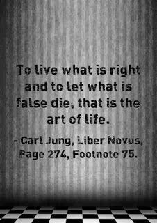 a black and white photo with the quote to live what is right and to let what is false die, that is the art of life