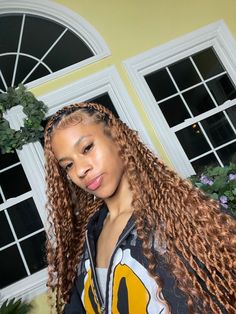 Color 30 Island Twist, Honey Brown Braids With Curls, Honey Brown Island Twist, Brown Island Twist With Curls, Honey Blonde Passion Twist, Brown Twist Braids, Honey Brown Knotless Braids, Short Thick Hair