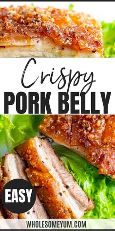 How To Cook Pork Belly (Crispy Pork Belly Recipe) Wholesome Yum