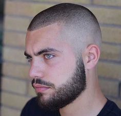 High and Tight Buzz Cut Bad Hairline, Haircuts For Receding Hairline, Crew Cut Haircut, Fade Haircut Styles, Hairstyles For Receding Hairline, Receding Hair Styles