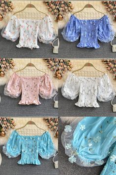 Cute Puff Sleeve Top Lace Tops on Luulla Puff Sleeve Top, Lace Tops, Cool Shirts, Puff Sleeve, Sleeve Top, Ruffle Blouse, Blouses, Lace, Green