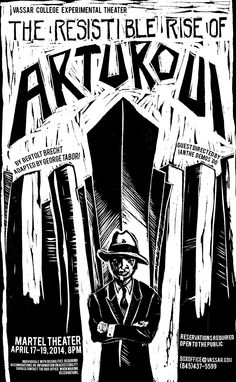 a poster for the release of aktrou, featuring a man in a suit and hat