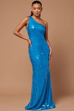 Available In Turquoise And Iridescent. Sequin Maxi Dress One Shoulder Hidden Back Zipper Lined Mild Stretch Shell: 100% Polyester Lining: 100% Polyester Imported | The Britney Sequin Gown Dress in Turquoise size XS by Fashion Nova Iridescent Dress, Turquoise Fashion, Iridescent Sequin, Dress One Shoulder, Sequin Maxi Dress, Sequin Maxi, Sequin Gown, Gown Dress, Dress First