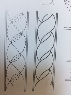 an image of some type of pattern on paper