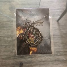 the harry potter necklace is in its package