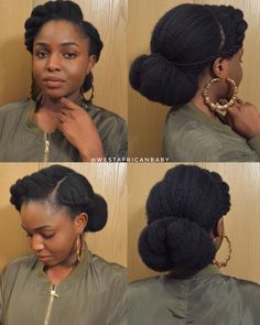 Elegant Low Bun Updo for Natural Hair Work Headshots, Dove Wedding, Simple Updos, Low Bun Updo, Beauty Texture, Cabello Afro Natural, Natural Girls, Protective Hairstyles For Natural Hair, Hair Simple