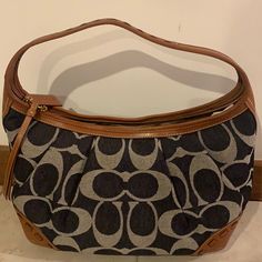 Brand New, Length 16” Height 9.5” Roomy, Light And Stylish Vintage Coach, 2000s Fashion Outfits, Material Girls, 2000s Fashion, Cute Bags, Coach Bags, Fall Vibes, New Bag, Blue Brown