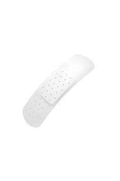 an image of a white wristband on a white background