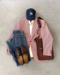 Pink Aesthetic Classy, Blazer Pink, Paris Mode, Cool Outfits For Men