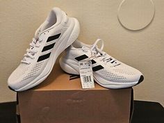 Trendy Fashion ADIDAS MEN'S SUPERNOVA 2 RUNNING SHOES WHITE BLACK SIZE 10 GW9089 NWB, winter shoes Adidas Supernova, Shoes White, Winter Shoes, Adidas Men, Trendy Fashion, Running Shoes, White Black, White And Black, Shoe Boots