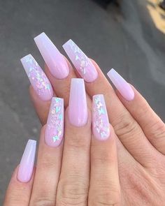 Wedding Nail Polish, Hot Pink Nails, Ombre Acrylic Nails, Nails Diy, Nails Black, Butterfly Nail, Pink Acrylic Nails