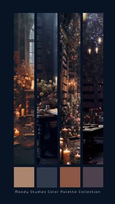 an image of a room with candles in it