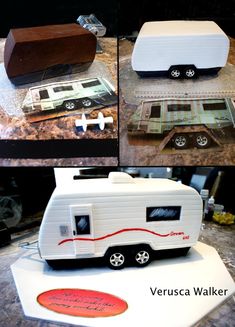 the model is made to look like a camper