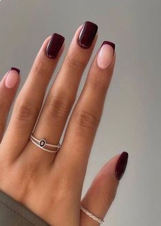 Gel Lak Nails, Trendy Dip Nails, Late Winter Nails, Kutek Disney, Autumn October, Fall Nail Trends, Fall Gel Nails, Valentine Nails, October Nails