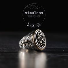 Crafted with an artful touch, the "Timeless Wisdom Oval Signet Ring" is a sophisticated piece that encapsulates the essence of resilience and the enduring human spirit. Embracing the intricate art of engraving, this ring boasts a central motif adorned with the uplifting inscription 'buda geçer yahu', a Turkish adage meaning 'this too shall pass' - a timeless reminder that all experiences, good and bad, are fleeting. The sides of the ring are embellished with fine micro gemstones, adding a touch Luxury Silver Rings With Etched Details, Ceremonial Oval Engraved Ring With Polished Finish, Luxury Oval Engraved Carved Ring, Luxury Etched Ring Jewelry, Luxury Carved Oval Signet Ring, Luxury Ceremonial Engraved Ring With Polished Finish, Luxury Oval Carved Rings, Luxury Ceremonial Silver Engraved Ring, Symbolic Oval Etched Rings