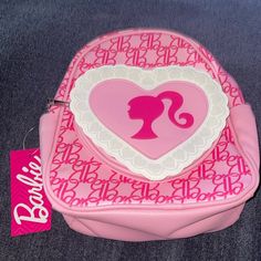 Nwt Barbie Mini Backpack! Black Bunny Ears, Rose Gold Headband, Pink Lunch Bag, Pearl Headband Wedding, Bunny Ears Headband, Black Bunny, Doll Carrier, Cosmetic Bag Set, Denim Purse