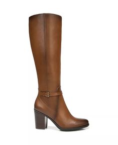 Naturalizer Kalina High Shaft Boots & Reviews - All Women's Shoes - Shoes - Macy's High Shaft Boots, Pretty Boots, Brown High Boots, Wide Calf Knee High Boots, Shaft Boots, Calf High Boots, Brown Knee High Boots, Leather Heeled Boots, Tall Boot