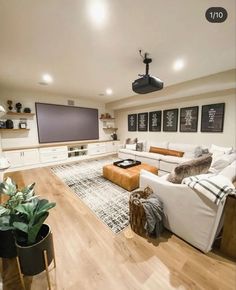 Basement Trends, Small Basement Design, Basement Bar Design, Living Room Decor Brown Couch, Dream Basement, Modern Basement, Basement Inspiration, Game Room Basement, Basement Living Rooms