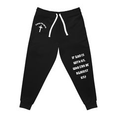 These personalized jogging pants come to add a custom style to your lounging as well as your workouts. Ensuring a cozy, unisex fit, these all-over-print joggers are cut & sew, meaning higher quality across the board both in materials used and in terms of production quality. NB! Please refer to the size guide for ankle cuff measurements. The fabric is tighter and not particulary stretchy in this area. .: Material: 95% polyester, 5% spandex .: Seam thread color automatically matched to design .: M Christian Gym, Athletic Joggers, Gym Joggers, Gym Pants, Printed Joggers, Jogging Pants, Sweat Pants, All Over, Halloween Shopping