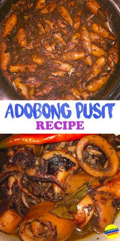 this is an image of addong push recipe