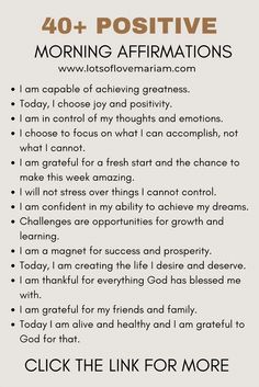 Feeling low on confidence and positivity? Dive into this post featuring 49 empowering morning affirmations crafted for women seeking to boost their self-assurance, ease anxiety, and reach their aspirations. Explore the most effective abundance affirmations designed to elevate your confidence and foster a mindset geared towards achieving your dreams. Confidence Quotes For Women, Positive Morning, Healing Thoughts, Miracle Morning, I Am Affirmations, Gratitude Affirmations, Lack Of Confidence, Vision Board Affirmations, Affirmations For Women