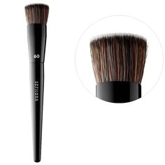 What it is: A flat top foundation brush for light layering and flawlessly blending foundation into the skin.Brush Formulation: LiquidBrush Coverage: Buildable Bristle Type: Synthetic Ingredient Callouts: It is cruelty-free, vegan, and comes in recyclable packaging.What Else You Need to Know: The PRO Brush Collection is a range of brushes with the highest-quality, hand-shaped vegan synthetic bristles. The tapered artistry handles offer ultimate control in makeup application to help you create any Sephora Collection Foundation, Top Foundations, Sephora Face Mask, Rouge Makeup, Sephora Brushes, Sephora Makeup Brushes, Pink Makeup Brush, Face Brush Set, Travel Makeup Brushes