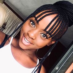 50 Braided Hairstyles with Bangs For a Regal Look - Coils and Glory Two Tone Braids Hairstyle Black Women, Ghana Weaving Hairstyles, Weaving Hairstyles, Ghana Braids Hairstyles, Ghana Weaving, Weave Hairstyles Braided