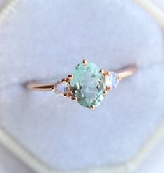 Large Engagement Ring, Paraiba Tourmaline Engagement Ring, Large Engagement Rings, Paraiba Tourmaline Ring, Wedding Mint Green, Tourmaline Engagement Ring, Timeless Engagement Ring, Ring Moonstone, Future Engagement Rings