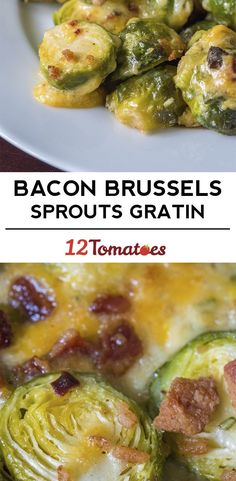 bacon brussel sprouts are the perfect side dish for any meal