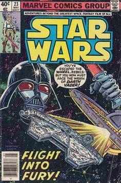 the cover to star wars comic book