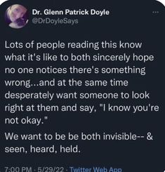 the tweet was posted by dr glenn patrick doyle