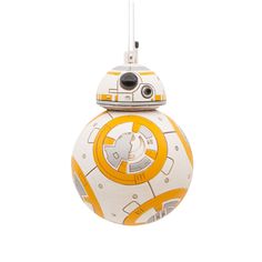 a star wars ornament is shown on a white background