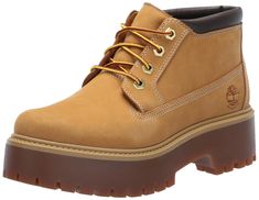 PRICES MAY VARY. Upper made with waterproof Premium Timberland Leather and ReBOTL fabric Lace-up style 200 grams of PrimaLoft insulation ReBOTL fabric lining Polyurethane midsole Timberland Boots Women, Stone Street, Timberlands Women, Ankle Bootie, Platform Boots, Up Styles, Leather Working, Lace Up Boots, Recycled Plastic