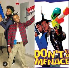 Don't Be A Menace Costume, Don’t Be A Menace Costume, Dont Be A Menace Halloween Costume, Characters Day Spirit Week, Loc Dog Dont Be A Menace, Don’t Be A Menace, 90s Day Spirit Week Outfit Black People, Black People Costumes, Boondocks Halloween Costume