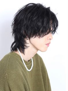 Alt Haircut Men, Wavy Perm Short Hair, Curly Shag Haircut, Short Hair For Boys, Hair Dye Tips, Asian Haircut, Asian Men Hairstyle, Wavy Hair Men, Hair Inspiration Short