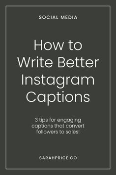 Small business owners, elevate your Instagram strategy by mastering how to write Instagram captions. Learn how to write engaging captions for Instagram, what to write for Instagram captions, and how to write Instagram captions that sell. Use these Instagram tips for business to convert followers into customers and improve your social media marketing efforts.