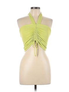 Urban Outfitters Sleeveless Top Size: Large Green Tops - used. 67% MODAL, 33% POLYESTER, Halter, | Urban Outfitters Sleeveless Top Green Halter Tops - Used - Size Large Green Halter Neck Tank Top For Night Out, Green Sleeveless Halter Top For Party, Spring Sleeveless Stretch Vest, Green Sleeveless Tank Top For Night Out, Green Fitted Vest Crop Top, Trendy Stretch Halter Top Sleeveless, Fitted Green Vest Crop Top, Trendy Halter Neck Summer Vest, Fitted Sleeveless Halter Top Casual Style