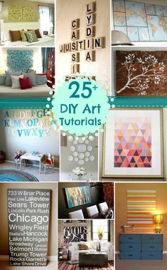 25 diy art projects that are easy to make