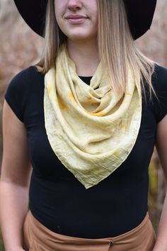 These beautiful and unique scarves are 100% silk, hand sewn with silk thread, and plant dyed with flowers we grow ourselves. These easy breezy scarves are breathable, lightweight, and can be styled in a 100 ways.  Enjoy staring at all the details, you can actually see the print of real flowers preserved on the fabric! Approximately 36"x36" Care Instructions: Taking care of your plant dyed items is very easy. Simply wash on COLD on GENTLE using a MILD DETERGENT. AIR DRY flat or drying rack, use a Bohemian Hand Dyed Scarves For Summer, Bohemian Hand-dyed Scarves For Summer, Bohemian Silk Scarf With Natural Dye, Hand Dyed Silk Scarves For Summer, Hand-dyed Silk Scarves For Summer, Bohemian Hand-dyed Silk Scarf, Summer Hand Dyed Tie Dye Scarves, Summer Hand-dyed Tie-dye Scarves, Bohemian Hand Dyed Spring Scarves