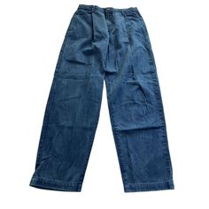 Brand New In Perfect Condition. B3 0724 Product Details Indigo Blue Pleated Legs Button Closure Pockets Belt Loops Size: Mens 2 Condition: New Without Tags Japan Jeans, Pleated Jeans, Pocket Belt, Indigo Blue, Blue Man, Mens Jeans, Size 2, Blue Color, Man Shop