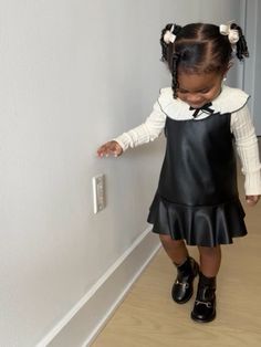 Black Baby Girl, Toddler Swag, Girl In Dress, Daughter Fashion, Babies Fashion, Sick Baby, Baby Fits, Kid Clothes