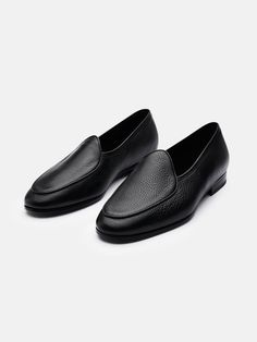 The Belgian Loafer - Black Deerskin | MORJAS Deck Shoes, Boot Straps, Cream Shoes, Summer Sneakers, Dream Gift, Shoe Tree, Tassel Loafers, Deer Skin, High Quality Shoes