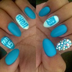 Lions Nails Detroit, Detroit Lions Nail Designs, Detroit Lions Nails, Lions Nails, Gel Matte Nails, Nfl Nails, Lion Nails, Artsy Nails