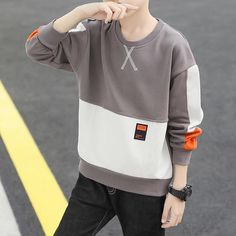 Color-block Sweatshirt for Boy - PrettyKid Adorable Baby Outfits, Girl Baby Clothes, Baby Clothes Newborn, Cool Baby Clothes, Trendy Baby Clothes, Trendy Hoodies, Clothes Cute, Color Block Sweatshirt, Boy Models