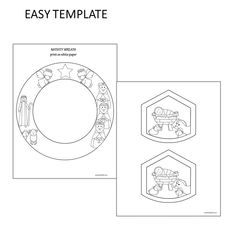 the printable coloring page for easy templates