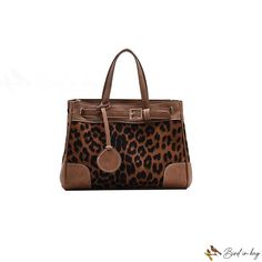 Bird in Bag - Retro leopard print spot handheld ladies bag new fashion crossbody bucket bag Brown Single Handle Bucket Bag, Chic Brown Satchel With Single Handle, Brown Satchel Bucket Bag With Single Handle, Brown Top Handle Bag With Single Handle, Fall Bucket Bag With Large Capacity And Top Handle, Fall Large Capacity Top Handle Bucket Bag, Chic Brown Bucket Bag With Single Handle, Brown Bucket Bag With Adjustable Top Handle, Fall Top Handle Bucket Bag