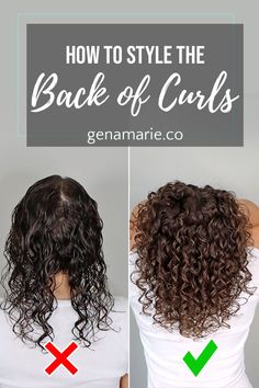 8 Diffusing Mistakes that Cause Frizz + Best Universal Diffuser – Gena Marie How To Pin Back Curly Hair, Curly Hair Back View, Growing Out Curly Hair, Stringy Curls, Refresh Curls, Winter Routine, Bounce Curl, Hair Porosity, Tight Curls